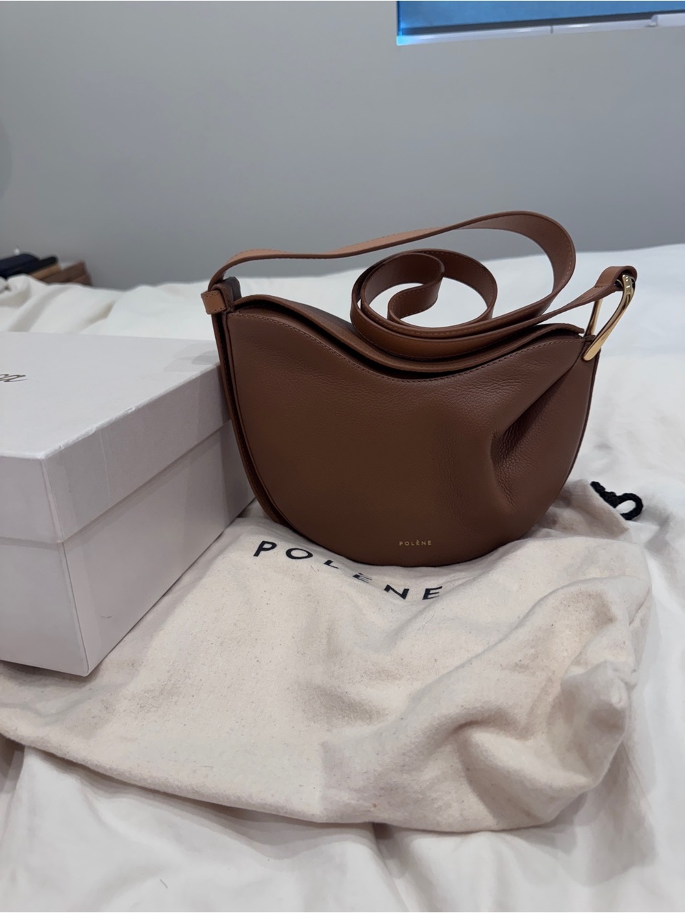 Polene Tonca Textured Duo in Camel - Picture 1 of 4